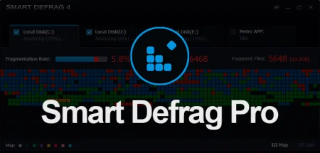 IObit Smart Defrag Pro (2024) v10.0.0.399, Potente desfragmentador de disco confiable e inteligente
