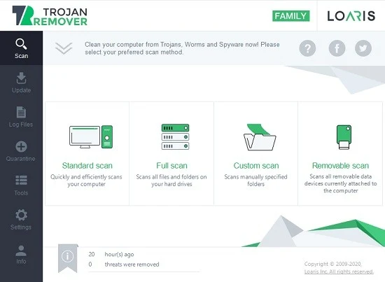 Imagen de Loaris Trojan Remover.