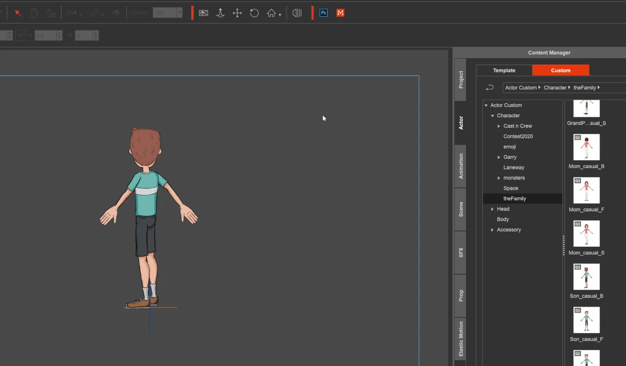 Reallusion Cartoon Animator v5.3.3226.1 Pipeline + Resource Pack (2024), Software para crear una animación 2D | 24 octubre, 2026 Imagen de Reallusion Cartoon Animator.