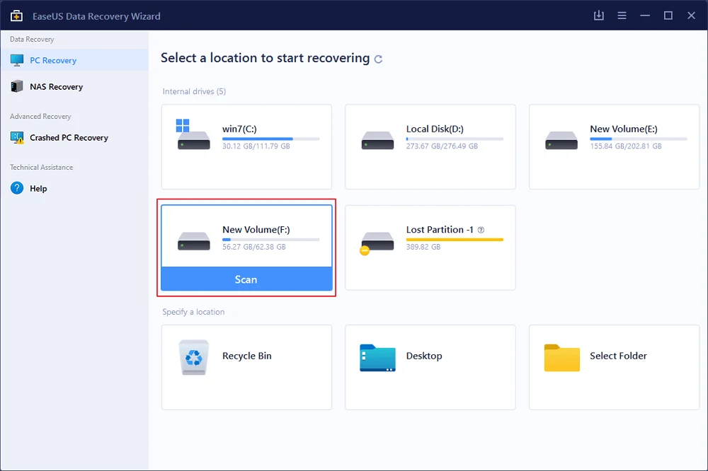 EaseUS Data Recovery Wizard Technician v17.0.0.0 Build 20231121 (2023), Recuperar datos eliminados, formateados o perdidos de una PC | 24 octubre, 2026 Imagen de EaseUS Data Recovery Wizard Technician.