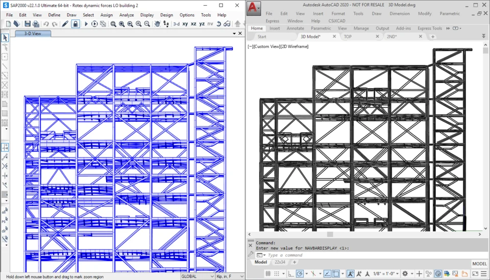 CSI CSiXCAD v19.3.0 Build 0153 (2022), Plugin para AutoCAD, BricsCAD ayuda a simplificar la producción de dibujos interactuando directamente con ETABS y SAP2000 | 24 octubre, 2026 Imagen de CSI CSiXCAD.