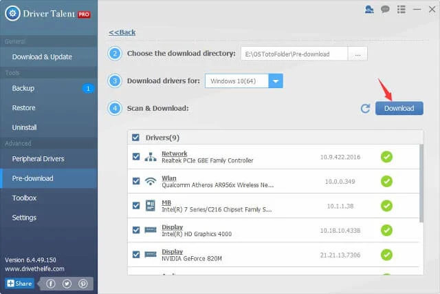 Imagen de Driver Talent for Network Card Pro 8.1.3.14.