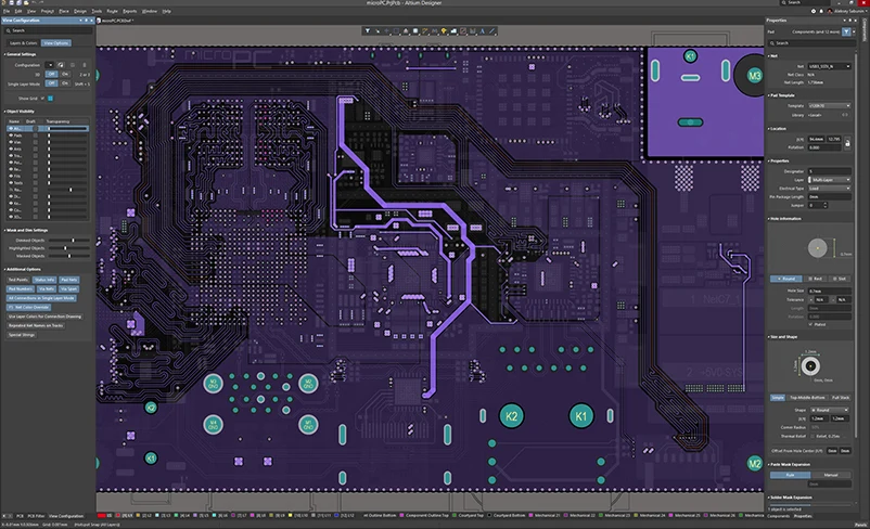 Imagen de Altium Designer.