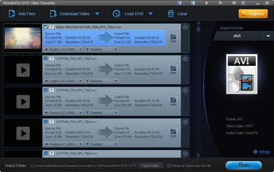 Imagen de WonderFox DVD Video Converter.