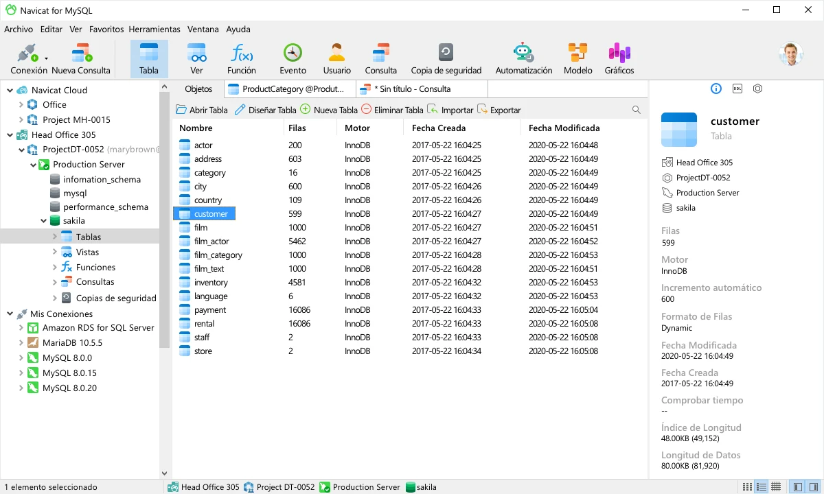 Navicat Master Collection v17.05.2023 (x86) & (x64) Multilenguaje – Abril (2023) | 24 octubre, 2026 Imagen de Navicat Master Collection.