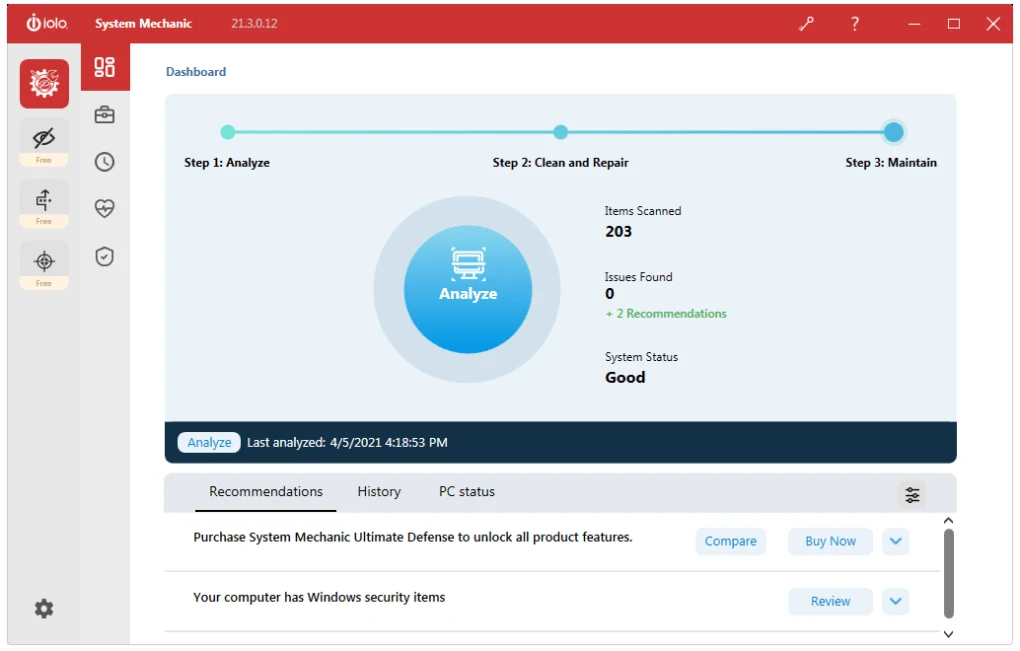 System Mechanic Pro 24.3.0.57 (2024), Herramienta de limpieza y reparación de errores en el sistema | 24 octubre, 2026 Imagen de System Mechanic Pro 24.3.0.57.