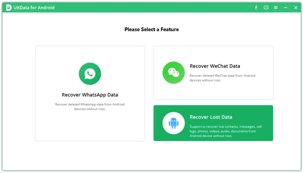 Tenorshare UltData for Android v6.8.11.2 (2024), herramienta le ayuda a recuperar datos para Android | 24 octubre, 2026 Imagen de Tenorshare UltData for Android.
