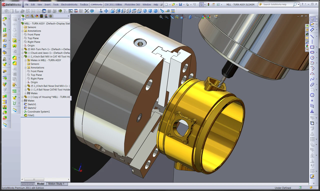 Imagen de CAMWorks.