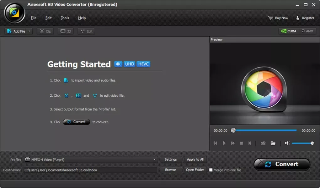 Aiseesoft HD Video Converter (2024) v9.2.36 x64, Transición de vídeo HD / 4K | 24 octubre, 2026 Imagen de Aiseesoft HD Video Converter.
