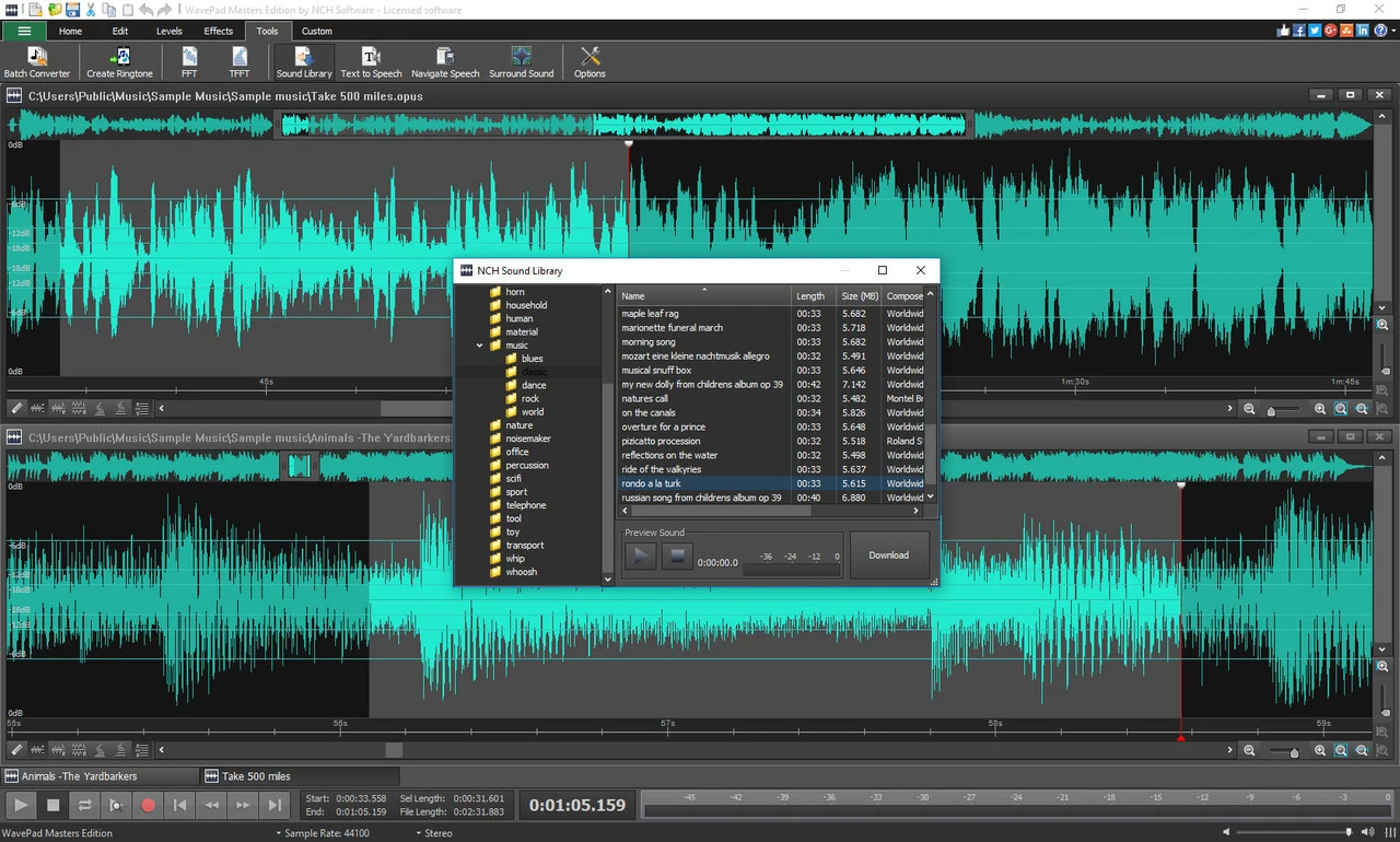 Imagen de WavePad Sound Editor Master.
