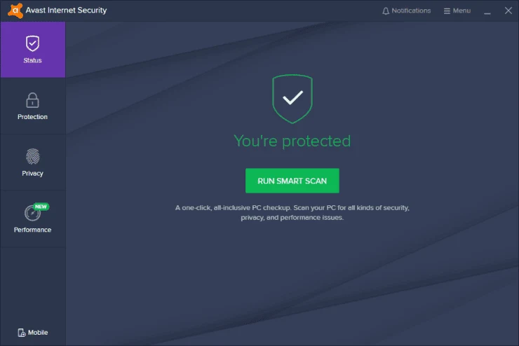 Imagen de Avast Premium Security.