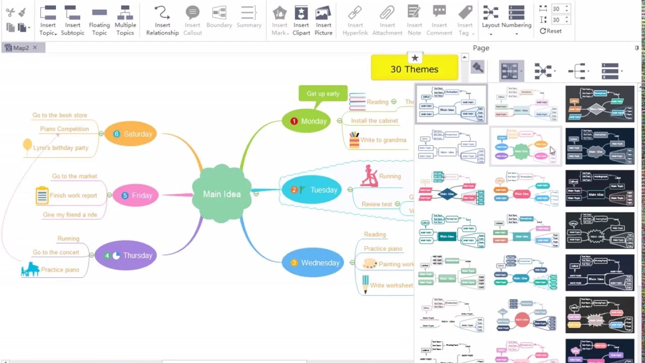 Wondershare EdrawMind Pro (2023) v10.7.2.204, Crea un mapa de pensamiento profesional | 24 octubre, 2026 Imagen de Wondershare EdrawMind Pro.