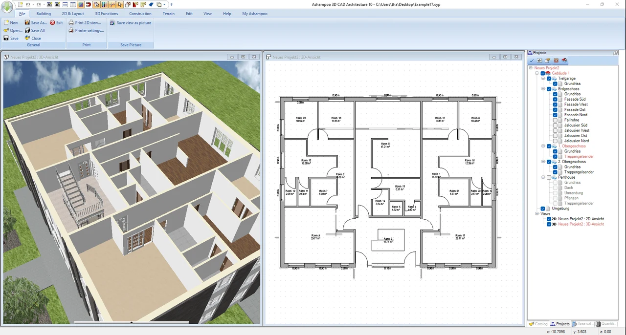 Imagen de Ashampoo 3D CAD Architecture.