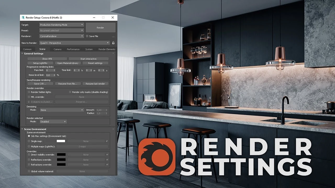Imagen de Corona Renderer 9 Hotfix 3 for 3DS MAX.