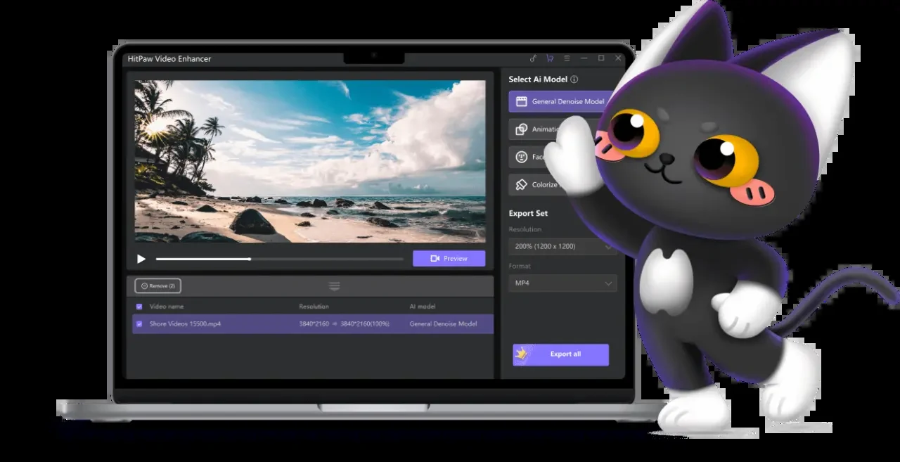 Imagen de HitPaw Video Enhancer.