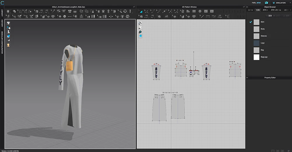CLO Standalone (2024) v7.3.240.46861 (x64), Revolucione su proceso de diseño con una simulación realista de prendas en 3D | 24 octubre, 2026 Imagen de CLO Standalone.