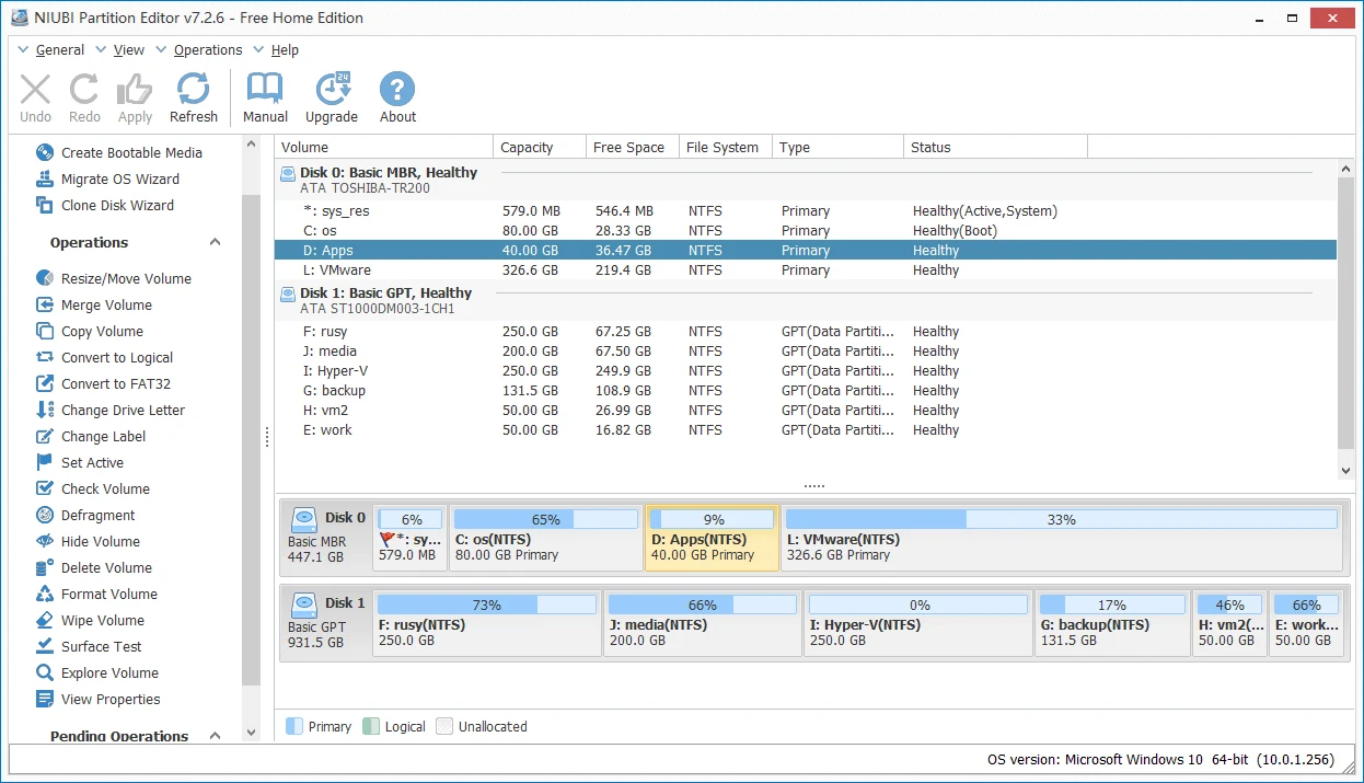 NIUBI Partition Editor WinPE Technician Edition (2024) v9.9.5, Herramienta de gestión de particiones de discos | 24 octubre, 2026 Imagen de NIUBI Partition Editor WinPE Technician Edition.
