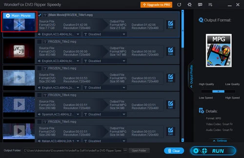 WonderFox DVD Ripper Speedy (2024) v23.0, Software de conversión de DVD que te permite extraer contenido de tus discos | 24 octubre, 2026 Imagen de WonderFox DVD Ripper Speedy.