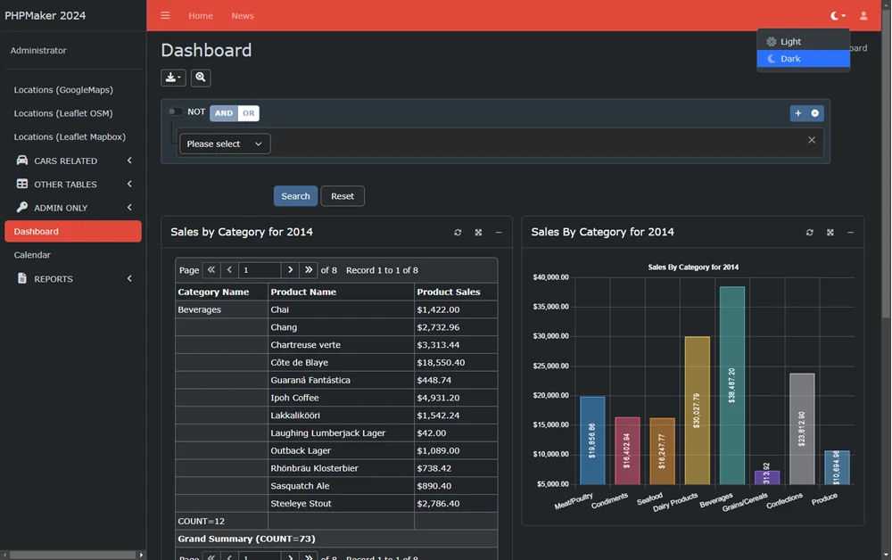 PHPMaker 2024.7, Herramienta de generación de código que permite crear rápidamente aplicaciones web basadas en PHP y MySQL | 24 octubre, 2026 Imagen de PHPMaker.