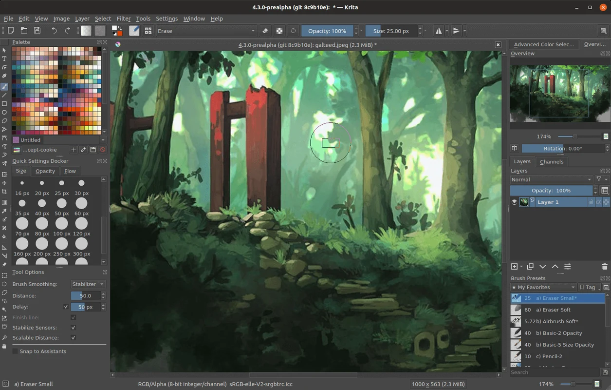 Imagen de Krita Studio.