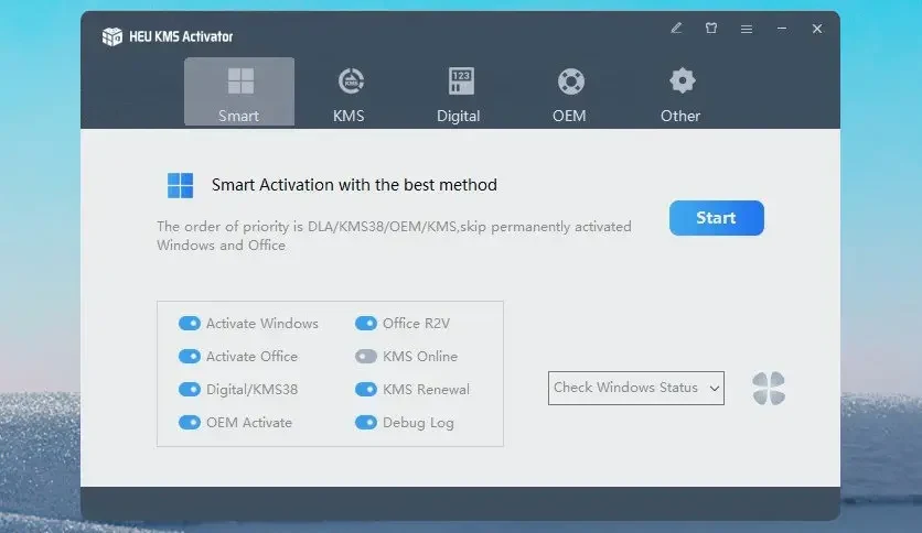 Imagen de HEU KMS Activator.