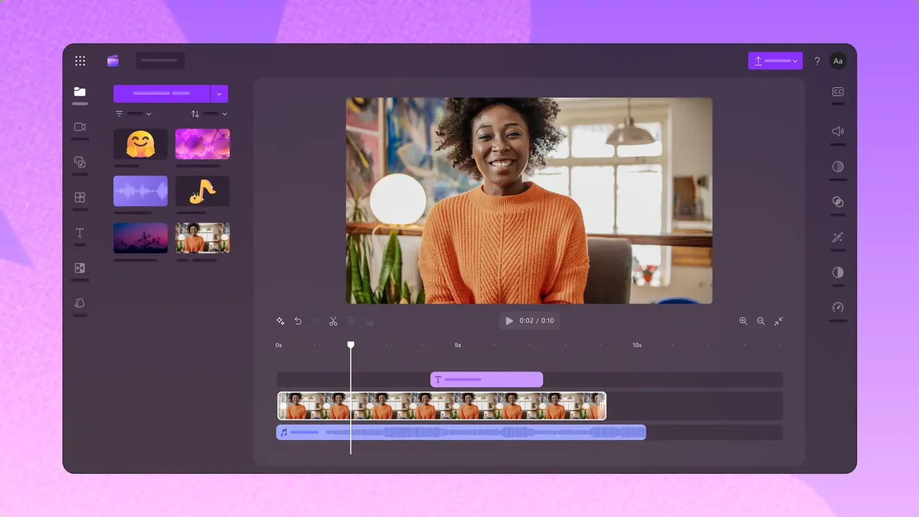 Microsoft Clipchamp 2026 v4.7.10030.0 Full Español | 24 octubre, 2026 Microsoft Clipchamp: editor de vídeo con vista previa y línea de tiempo.