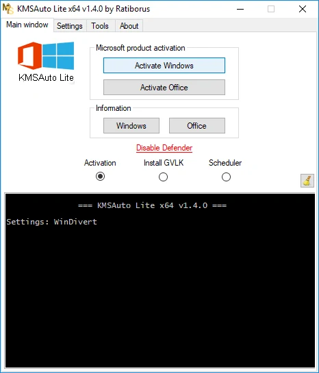 KMSAuto Net v1.8.8 Lite MEGA, es una herramienta muy poderosa | 24 octubre, 2026 Imagen de KMSAuto Net.