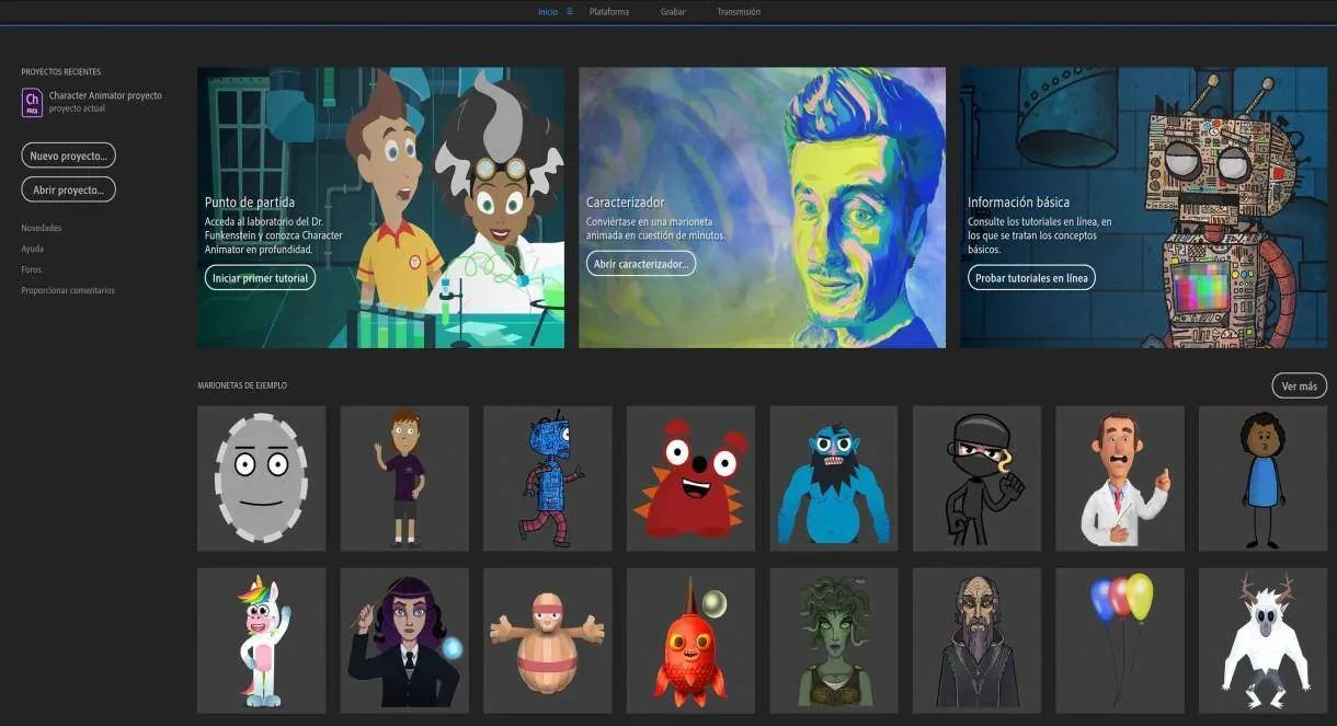 Adobe Character Animator 2024 v24.6.0 Pre-activated, Una herramienta de animación de personajes en 2D | 24 octubre, 2026 Imagen de Adobe Character Animator.