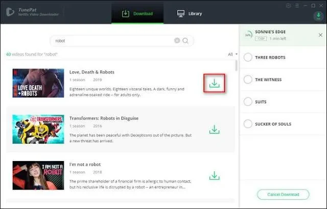 TunePat Netflix Video Downloader 1.7.1, Guarda de forma local películas y series de Netflix | 24 octubre, 2026 Imagen de TunePat Netflix Video Downloader 1.7.1, Guarda de forma local películas y series de Netflix.