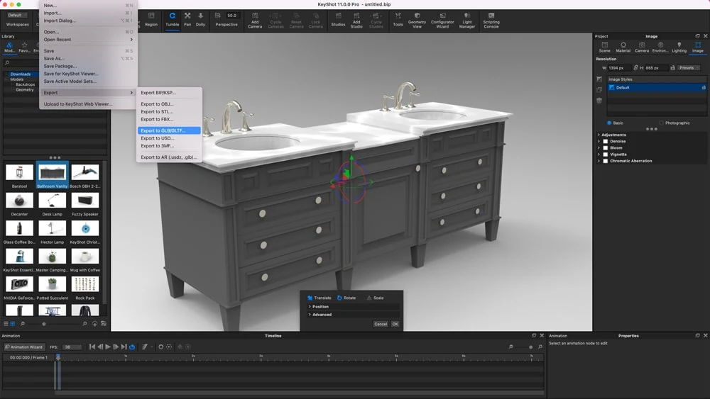 Imagen de Luxion KeyShot Pro.