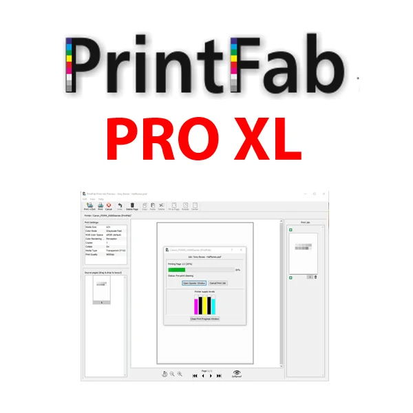 PrintFab Pro XL v1.23b (2024), Software dirigido a usuarios avanzados y permitirá que las impresiones neutral, el equilibrio, el ajuste de contraste | 24 octubre, 2026 Imagen de PrintFab Pro XL.