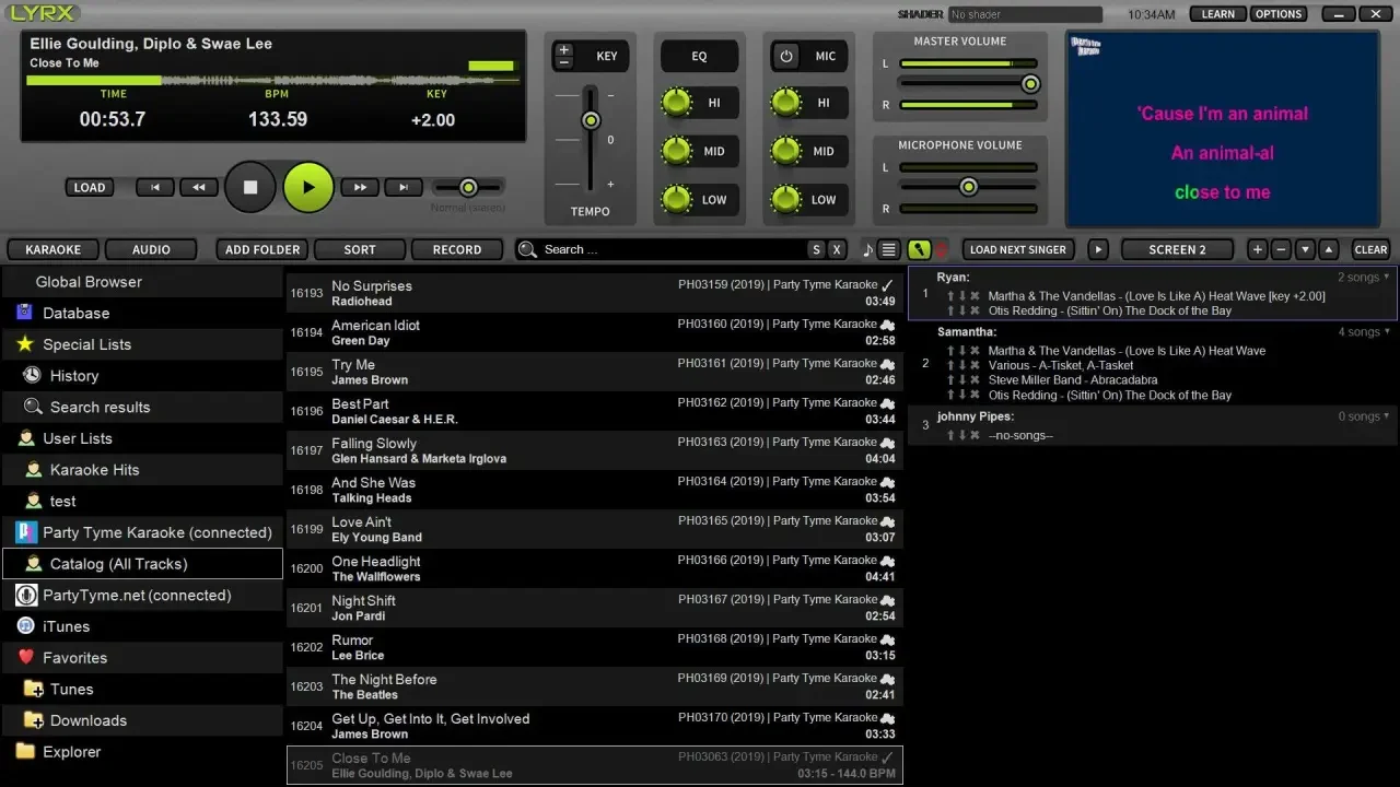 PCDJ LYRX v1.10.3 (x64) (2024), software de karaoke moderno y flexible está diseñado para satisfacer las necesidades de todos los usuarios | 24 octubre, 2026 Imagen de PCDJ LYRX.