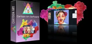 Cartoon Art Cartoonizer v2.0.3 (2023), software transforma tu imagen en un estilo animado con un gran efecto de animación a color